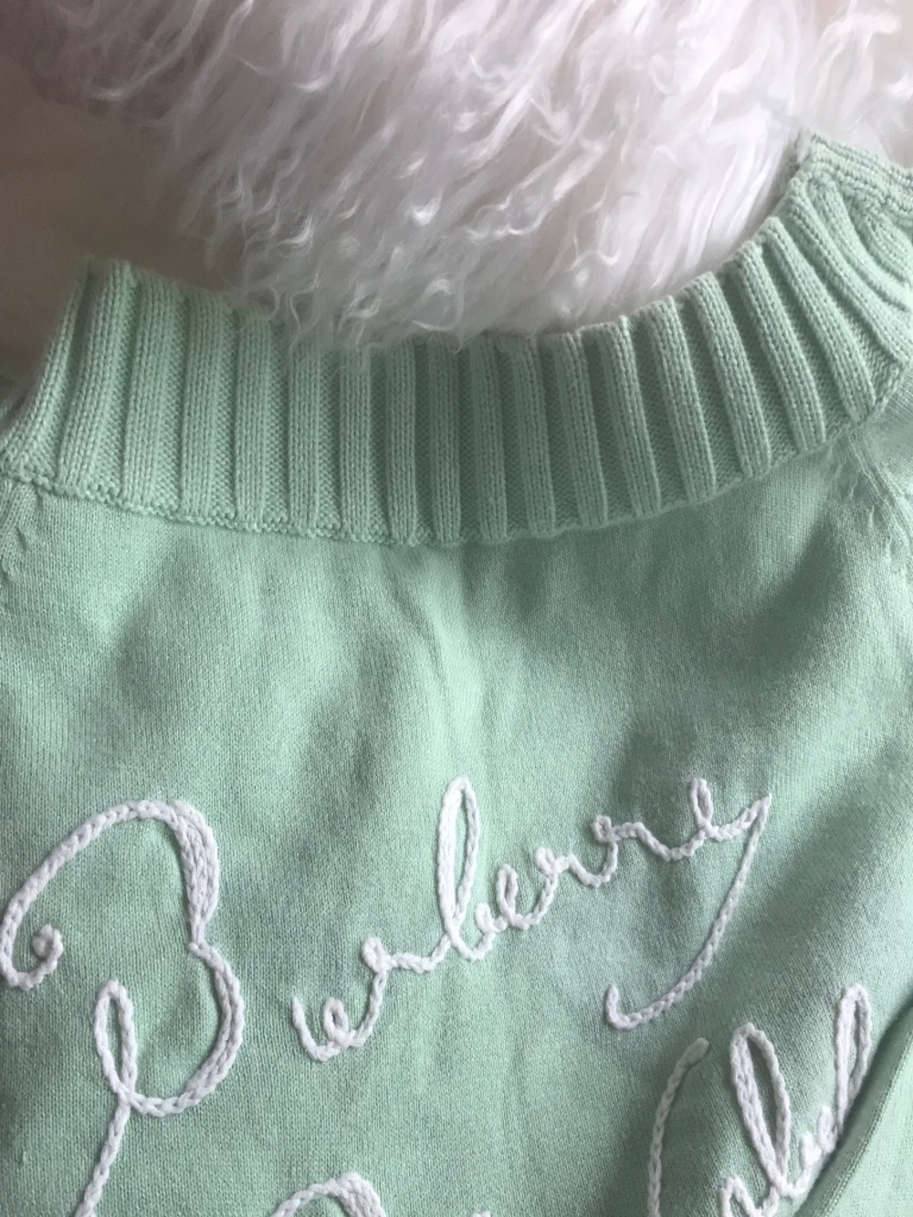 Vintage Burberry knit sweater